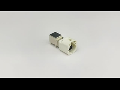 FAKRA HSD LVDS 4Pin Coaxial Cable Connector Right Angle Types For PCB Mount