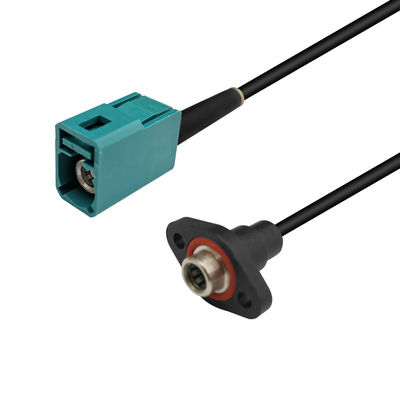 Practical 4 GHz FAKRA To FAKRA Cable , HD Camera FAKRA Z Female Cable