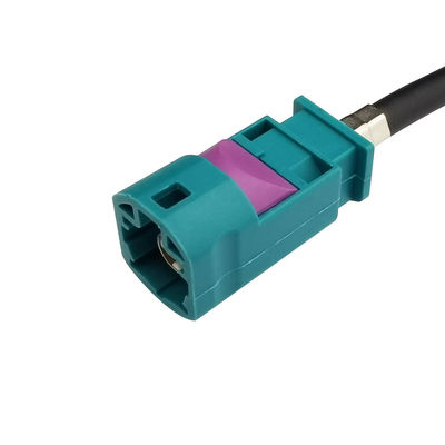 Z Code 4 Pin FAKRA HSD Connector Light Weight For Automotive