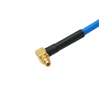 4 Hole Flange Mount FAKRA SMA Cable , 90 Degree MMCX RF Coax Cable
