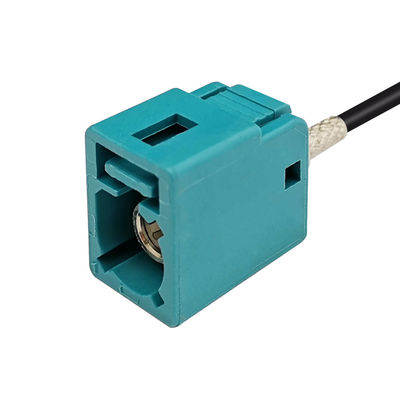 Portable Straight FAKRA Cable Connector For Automotive GPS Antennas
