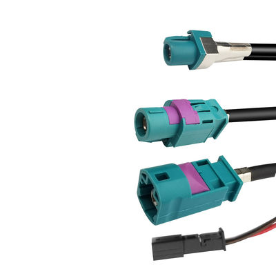 Automotive 4 Pin HSD LVDS Cable , Z Code HSD Connector Cable