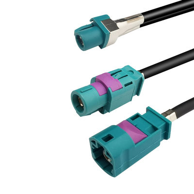 Automotive 4 Pin HSD LVDS Cable , Z Code HSD Connector Cable