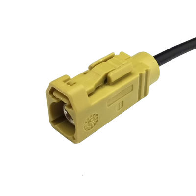 Small Stable FAKRA Coax Connector , Code K FAKRA Coaxial Cable Connector