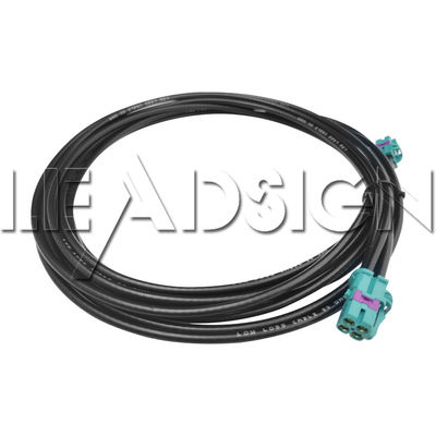 Automotive MINI FAKRA Coaxial Cable 4 Pin Z Code Car Radio Antenna Connection
