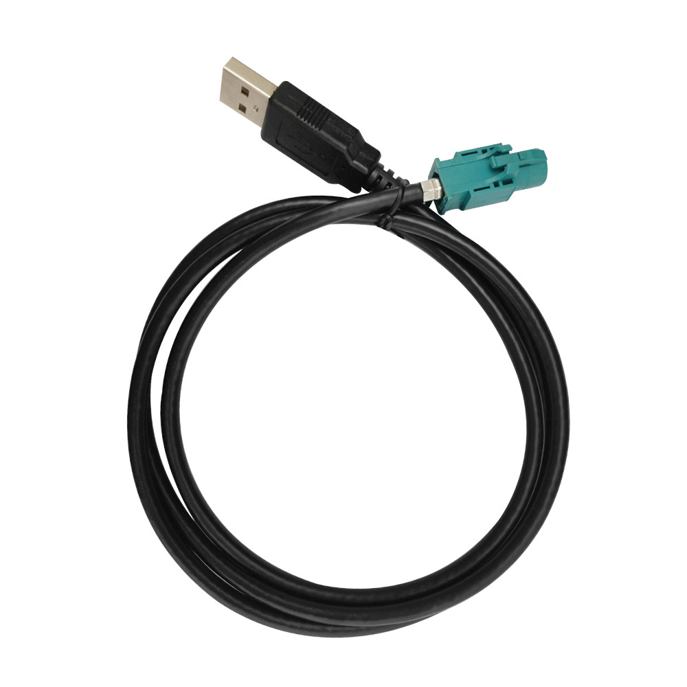 OEM Straight Jack HSD Connector Cable , 4 Pin Z Code HSD Cable To 2.0