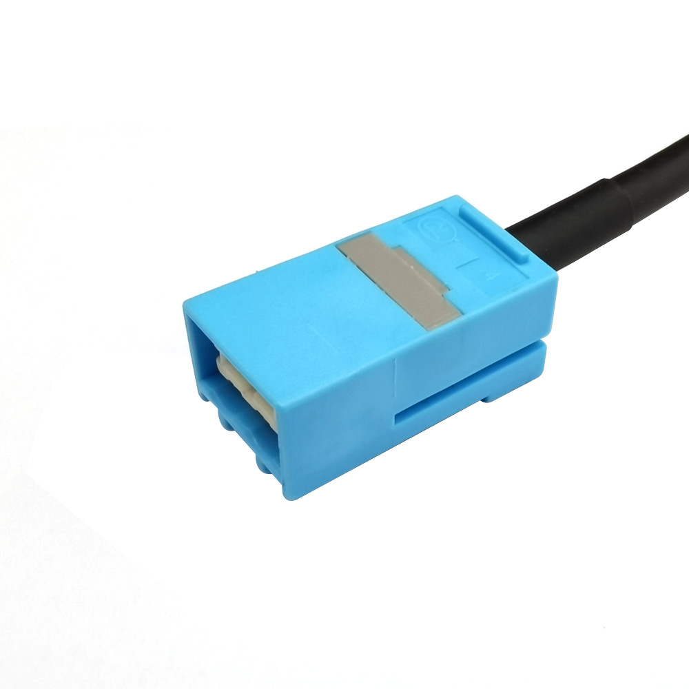 HSD 4 Pin Black Connector To Auto LVDS GVIF Extension Cord Adapter For