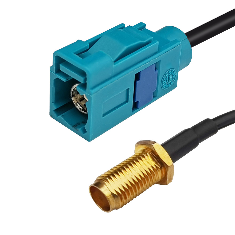 Fakra Antenna Extension Cable 2m – Male To Female, RG174 Type Z By Tomzz Audio