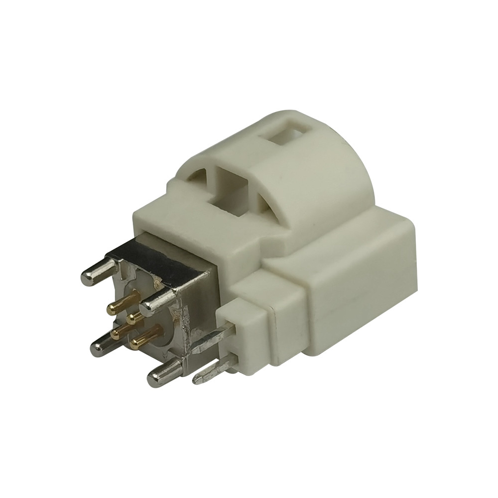 FAKRA HSD Connector B Code Straight Type Coaxial Connector for PCB Mount