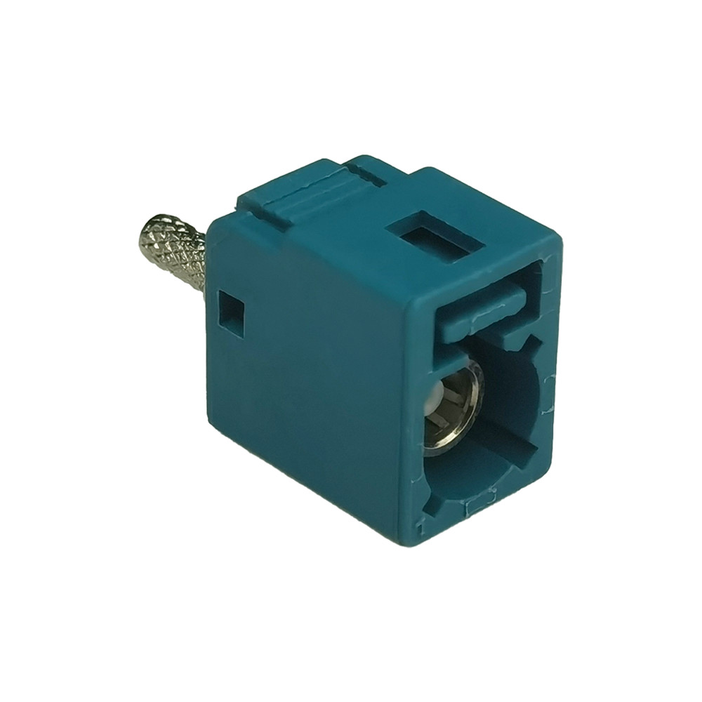FAKRA Z Type Single Port FAKRA Coaxial Straight Type PCB Connector