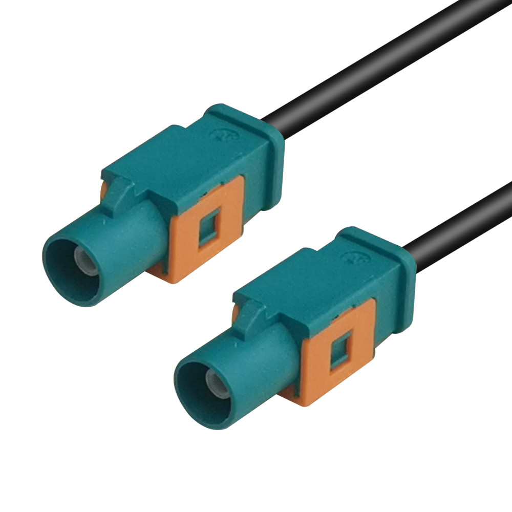 Straight Type FAKRA Cable Connector for Automotive Applications