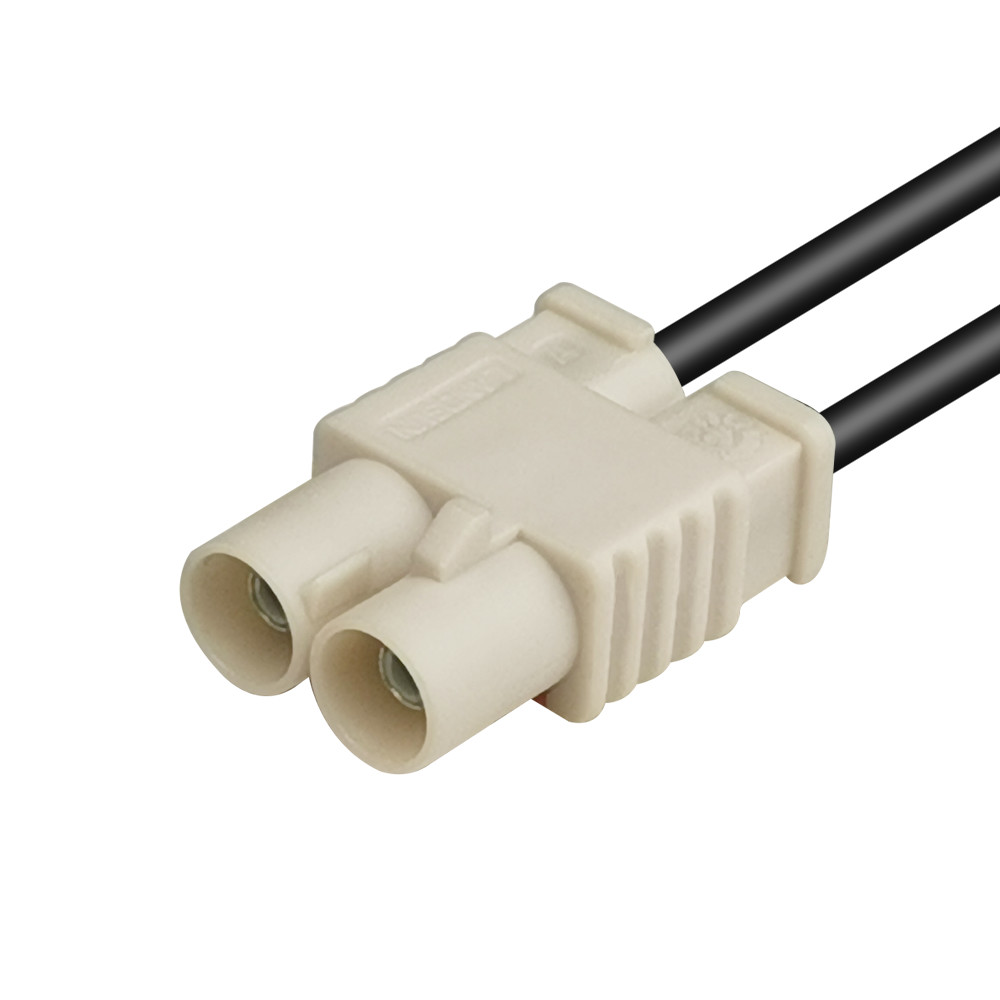 Dual FAKRA Cable Connector White Color Car Radio Antenna Adapter