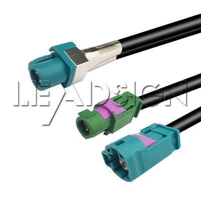Automotive HSD LVDS 2 In 1 Cable HSD Harness Car Antenna Cable