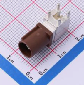 FAKRA RF Connector System Data Connector Keying Code F Wire-to-Board ShieldedH orizontal Mount